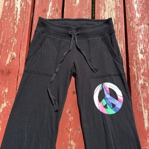 Victoria’s Secret Peace Sign Campus Sweatpants XS